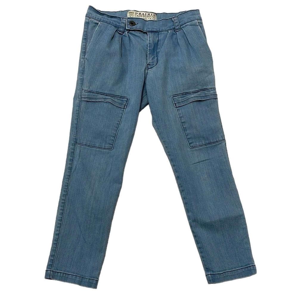 Prairie Underground Jeans Women's X Small XS Blue Light Denim Organic USA